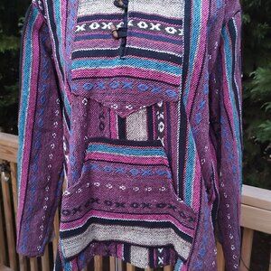 Hoodie Hooded Shirt Surf Skate Baja Del Mex Sudadera de Jerga Sweatshirt Medium